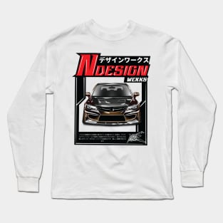 honda civic fd2 pearl black Long Sleeve T-Shirt